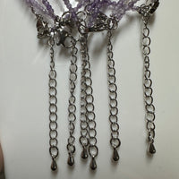 Natural 2mm Natural Amethyst Necklaces