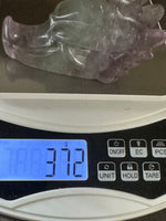 Rainbow Fluorite Dragon Head Carving #11 – 372g