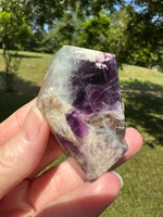 Feather Fluorite Free Form with Rainbow #9