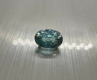 Blue Zircon 6x4mm Oval 1.05ct