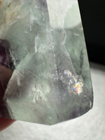 Feather Fluorite Free Form with Rainbow #5
