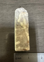 Black Chalcedony Sphalerite Obelisk Tower #3