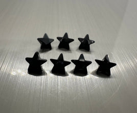 Star Shape Black 6mm Cz