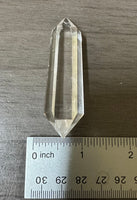 Natural Quartz Double Terminated Wand Point #11