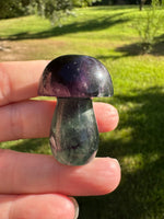 Colorful Fluorite Mushroom Carving #10