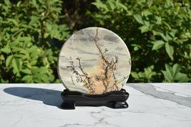 Natural Picture Jasper Slab with Stand #2
