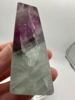 Feather Fluorite Free Form with Rainbow #4