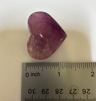 Candy Fluorite Carved Heart #12