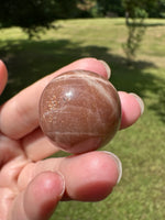 Sparkling Sunstone Sphere mixed with Moonstone #5