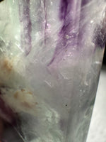 Feather Fluorite Free Form with Rainbow #5