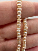 Peach Freshwater Pearl Strand #9