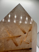 Gold Rutilated Quartz Point #1