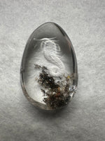 Beautiful Seahorse Garden Quartz Inner Scene Carving #6
