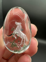 Beautiful Horse Garden Quartz Inner Scene Carving #5