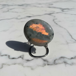 Colorful Labradorite Palmstone #20