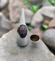 Natural Charoite Ring #2