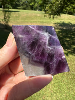 Feather Fluorite Free Form with Rainbows #2