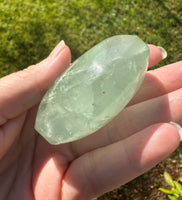 Fluorite Palm Stone #8