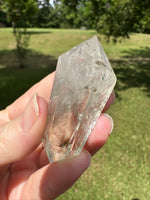 Double Terminated Prasiolite Scepter Wand #4
