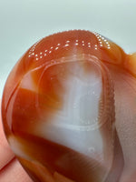 Carnelian Heart Palm Stone #9
