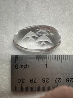 Beautiful Garden Quartz with Fish Inner Scene Carving #2