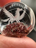 Beautiful Pegasus Garden Quartz Inner Scene Carving #2