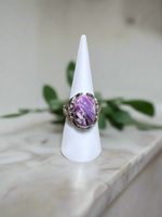 Natural Charoite Ring #5