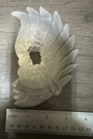 Druzy Agate Geode Carved Native American #1
