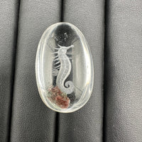Beautiful Seahorse Garden Quartz Inner Scene Carving #1