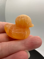 Carved Yellow Stone Duck #2