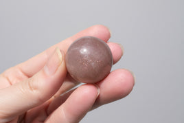 Sparkling Sunstone Sphere mixed with Moonstone #3