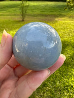 Baby Blue Angelite Sphere #2