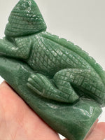 Green Aventurine Lizard Carving #2