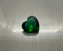 Manmade Emerald 8mm Heartshape 1.80ct