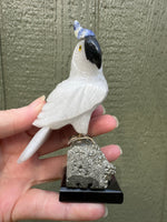 Cockatoo Crystal Carving