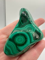 Polished Malachite Freeform Zaire, Africa #7