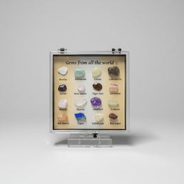 Mini Ore Specimen Box 16 Crystals
