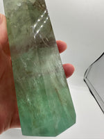 Large Fat Watermelon Fluorite Tower #5