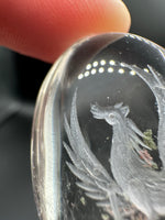 Beautiful Pegasus Garden Quartz Inner Scene Carving #1