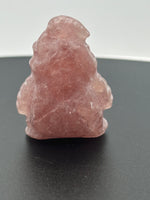 Ghostly Ghoul Strawberry Quartz Carved Crystal