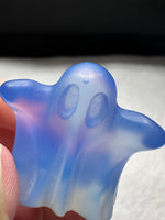Carved Blue Opalite Ghost