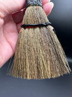 Amethyst Decorative Crystal Broom with Dragon & Heart