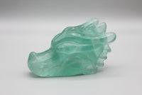 Fluorite Dragon Head Carving #8