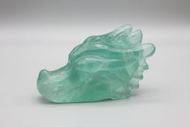 Fluorite Dragon Head Carving #8