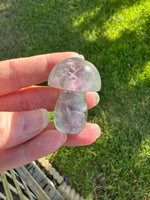 Colorful Fluorite Mushroom Carving #13