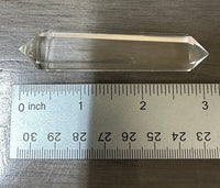 Natural Quartz Double Terminated Wand Point #8