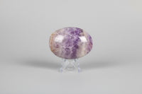 Amethyst Mixed with Stripe Agate Palm Stone #13