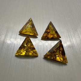 Manmade Yellow Sapphire 7mm Triangle