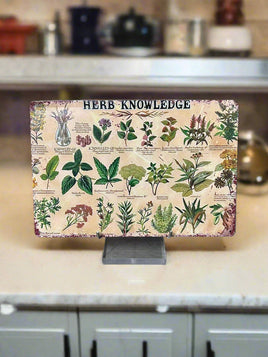 Herbal Knowledge Novelty Tin Sign