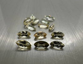 Marquise Lemon 6x3mm Quartz
